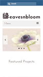 Mobile Screenshot of leavesnbloom.com